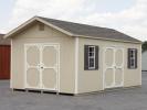 12x20 Front Entry Peak Prefab Storage Shed