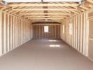 14x40 Peak Style One-Car Garage Interior From Pine Creek Structures