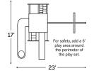 Pine Creek Giggle Junction GA-55-6 Swing Sets, Play Sets in Martinsburg WV 25404